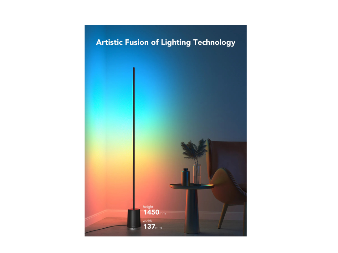 Govee Lyra Pro RGBICWW Corner Floor Lamp - black Govee Lyra Pro RGBICWW Corner Floor Lamp - black